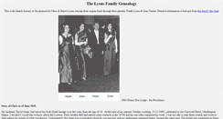 Desktop Screenshot of lyons-family.co.uk