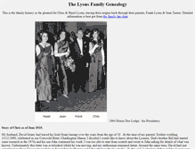 Tablet Screenshot of lyons-family.co.uk